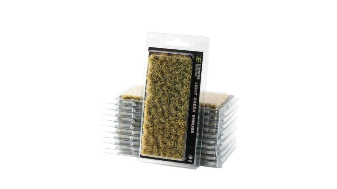 Gamers Grass Tufts Shrubs - Light Green