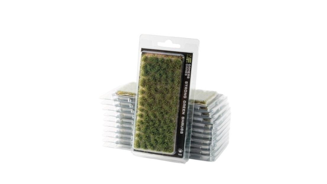 Gamers Grass Tufts Shrubs - Strong Green