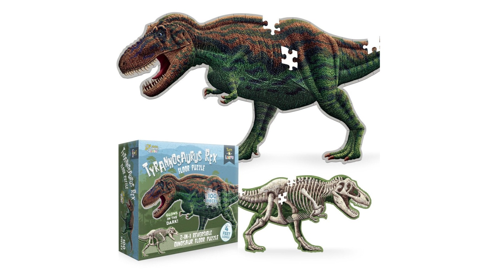 Genius Games Turn N Learn Tyrannosaurus Rex Puzzle