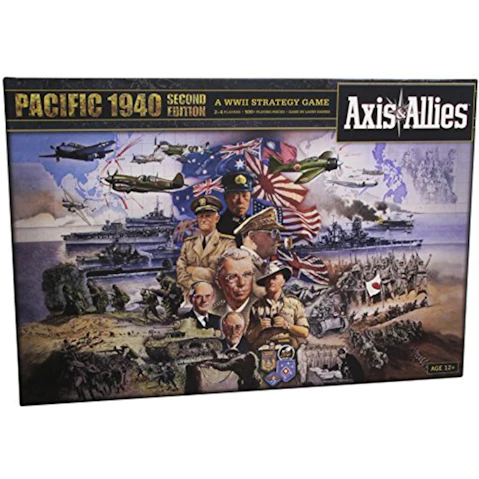 Avalon Hill Games Axis and Allies 1940 Pacific Second Edition Board Game