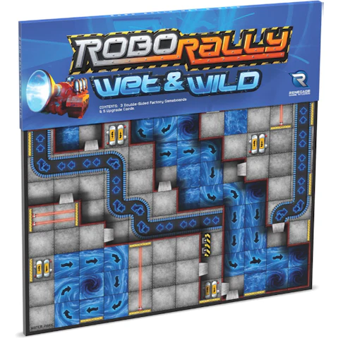 Avalon Hill Games Robo Rally Wet and Wild Expansion Board Game