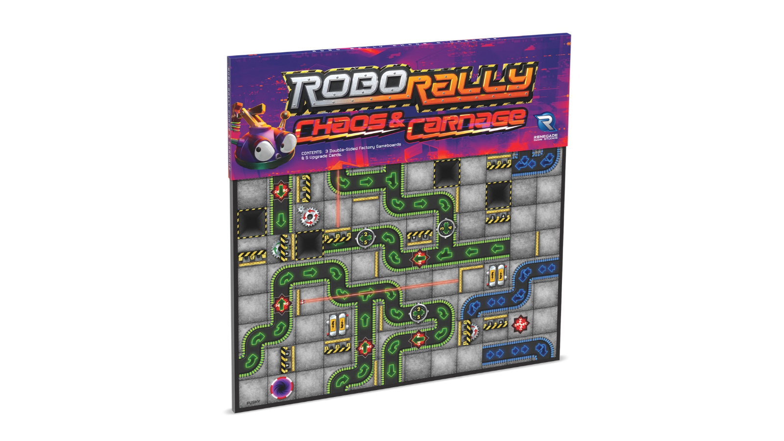 Avalon Hill Games Robo Rally Chaos and Carnage Expansion Board Game