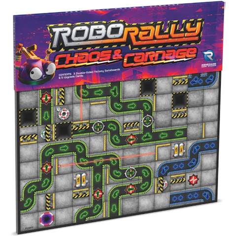 Avalon Hill Games Robo Rally Chaos and Carnage Expansion Board Game