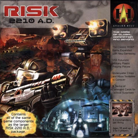 Avalon Hill Games Risk 2210 AD Board Game