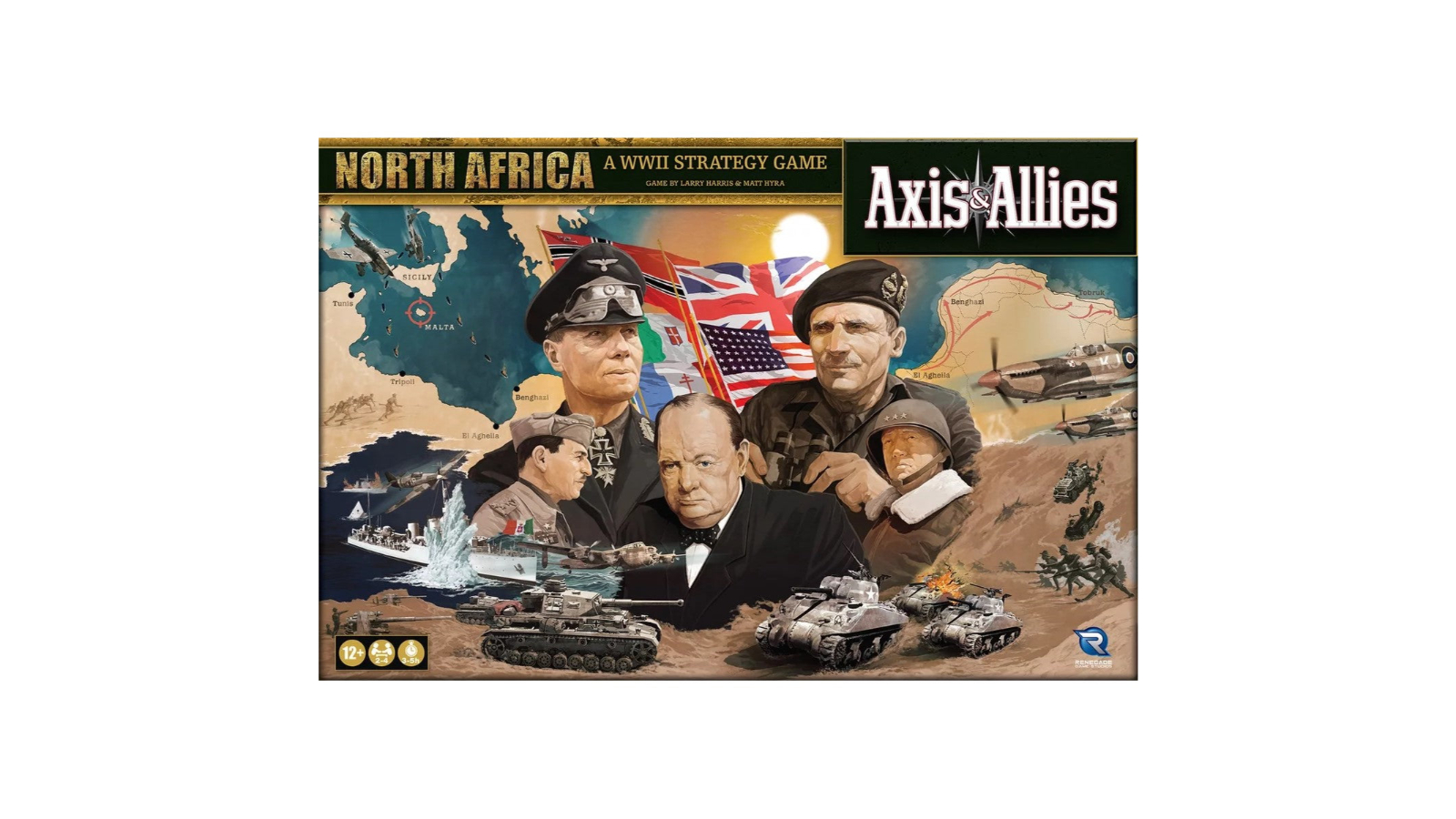 Avalon Hill Games Axis and Allies North Africa Board Game