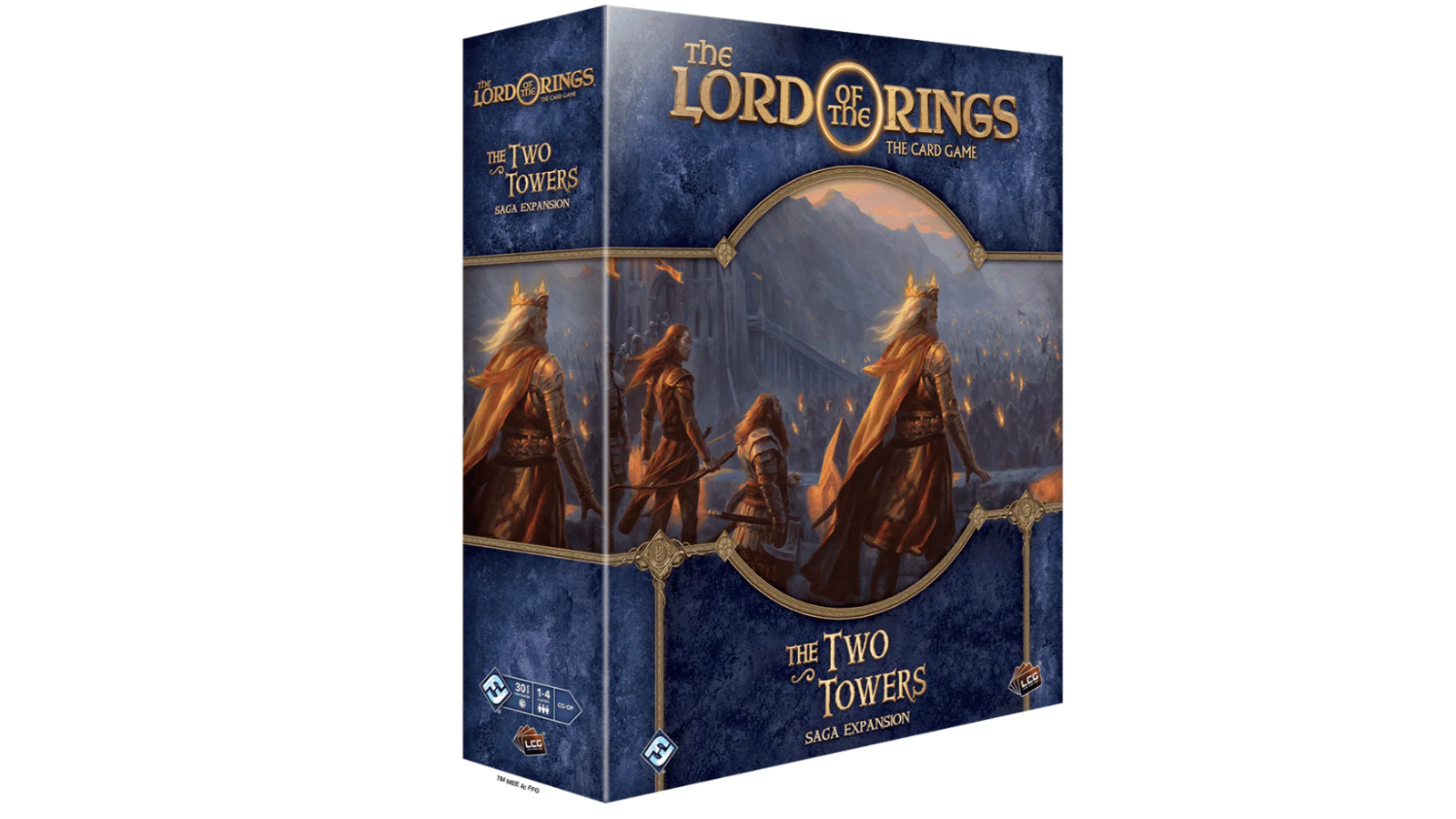 Fantasy Flight Games the Lord of the Rings the 2-Tower Saga Card Board Game