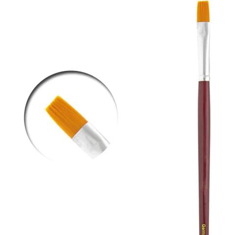 Acrylicos Vallejo Effect Flat Rectangular Brush - No. 4