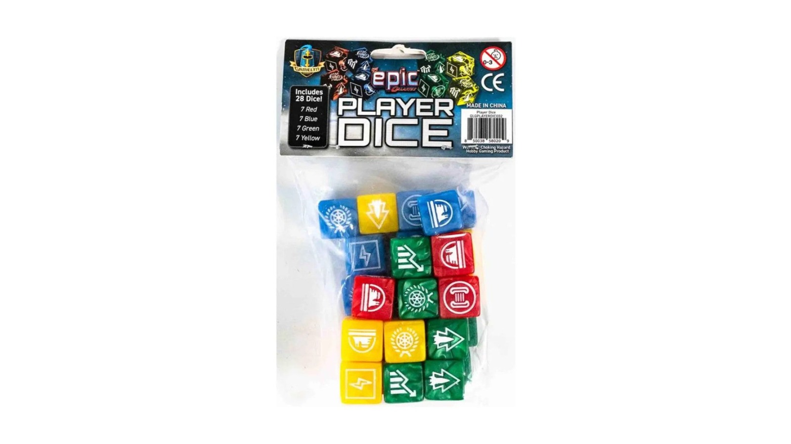 Gamelyn Games Pack of 28 Tiny Epic Galaxies Player Dice