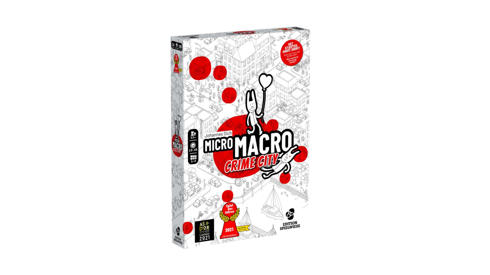 Edition Spielwiese MicroMacro Crime City Board Game