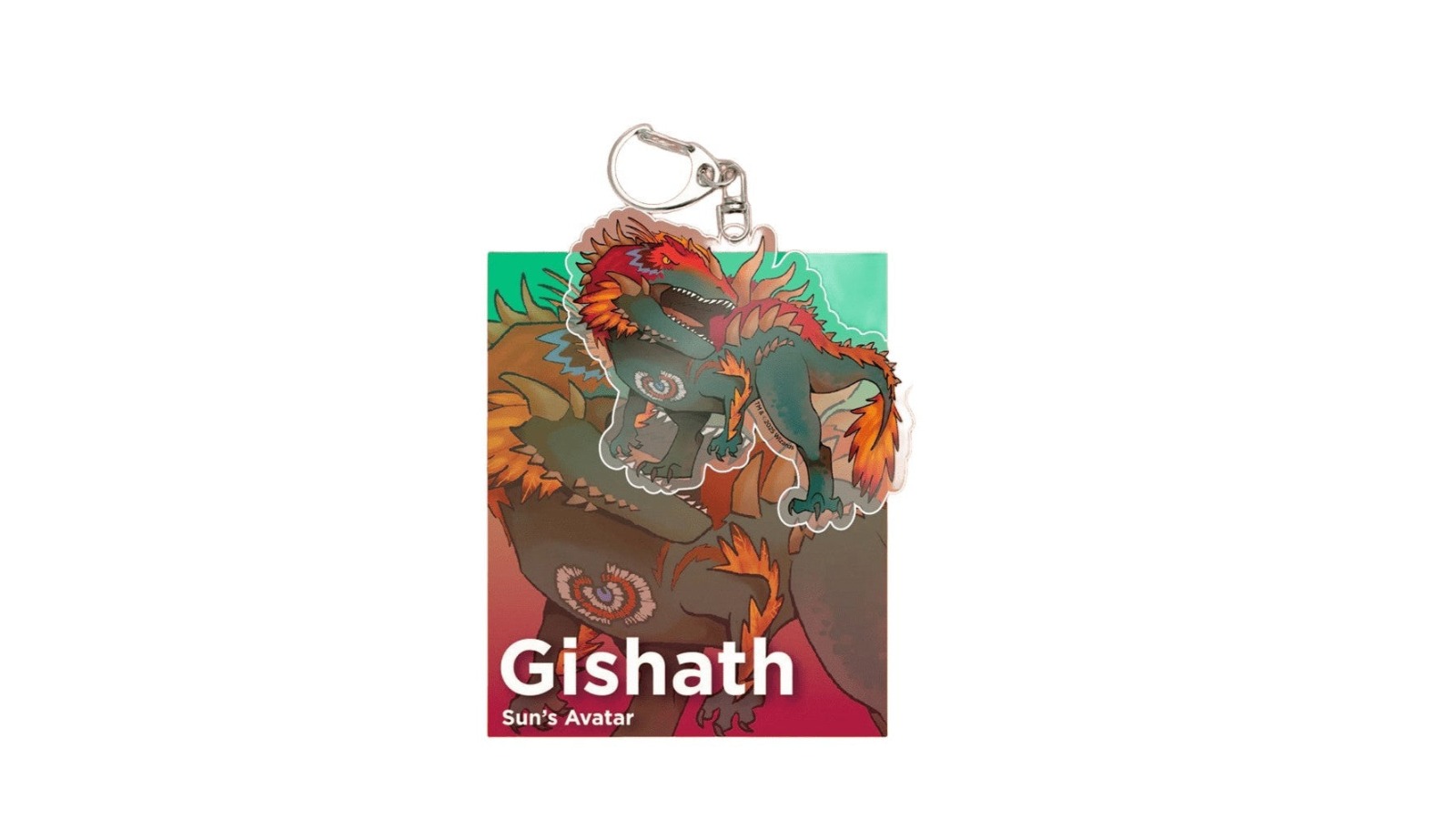 Gatherers Tavern Gishath Sun's Avatar Keychain