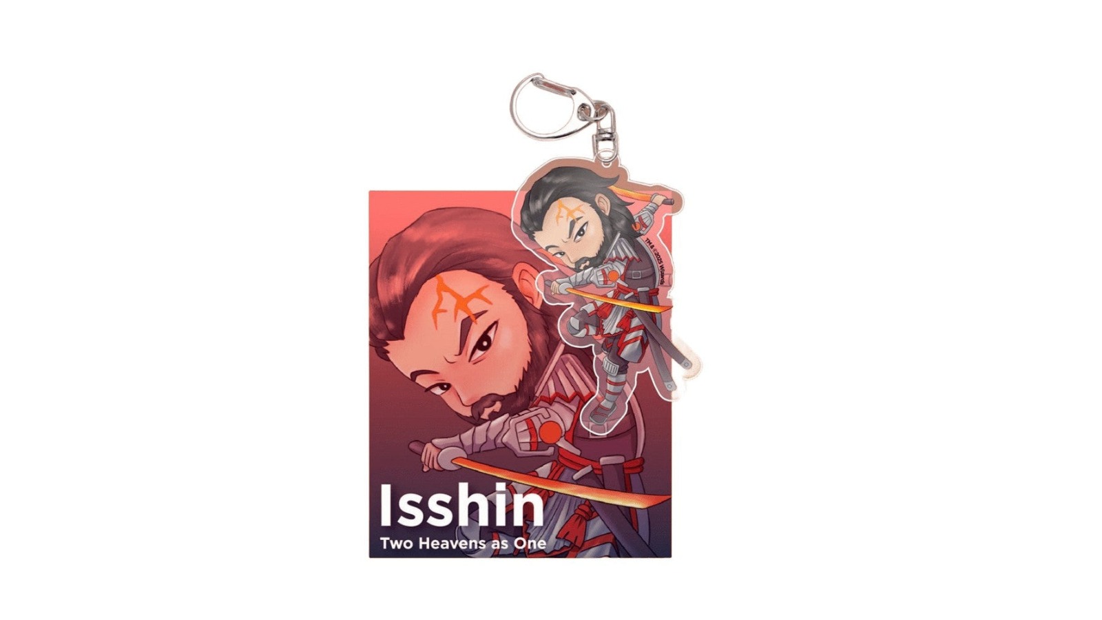 Gatherers Tavern Isshin Two Heavens as One Keychain