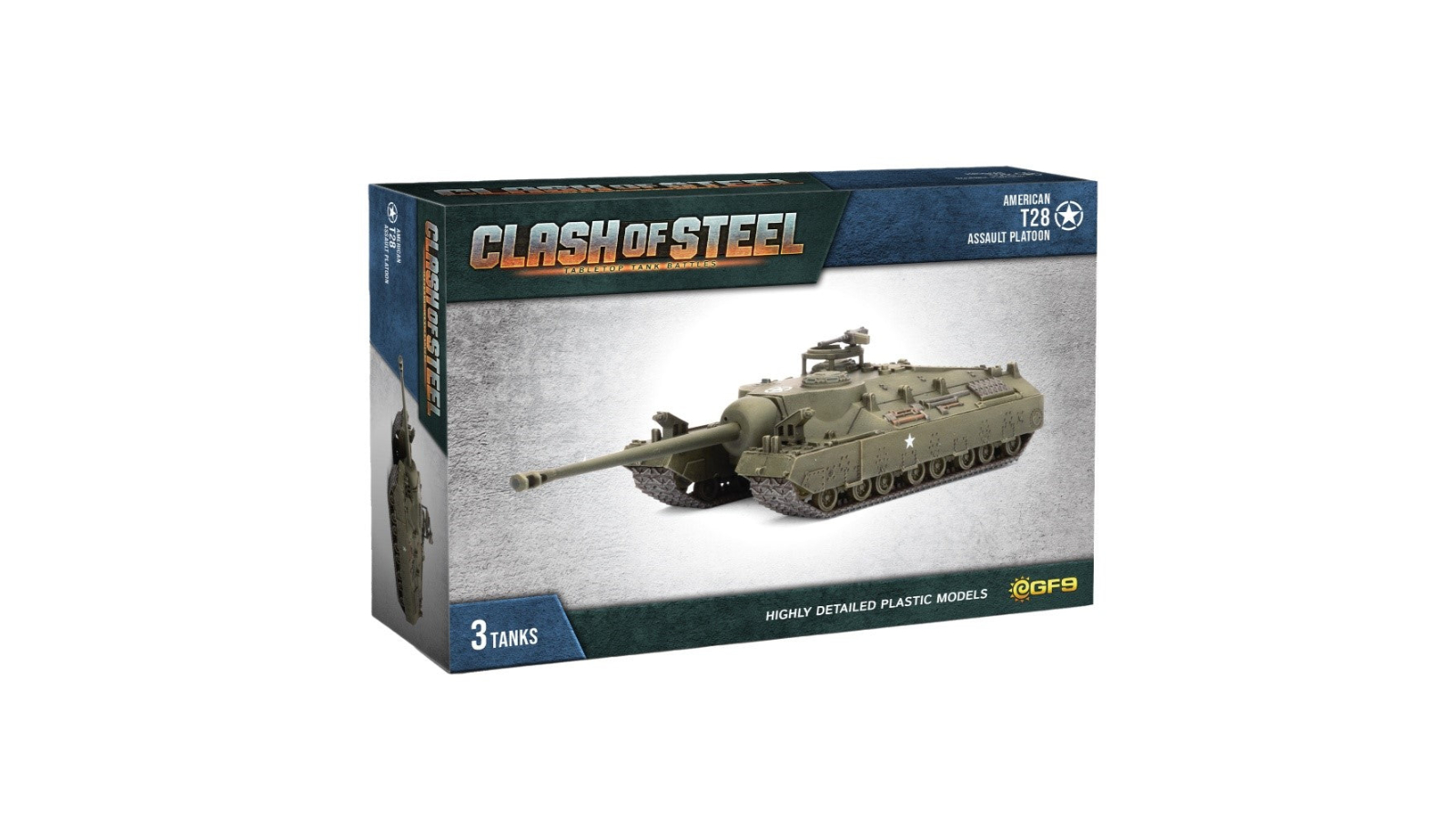 Gale Force 9 Clash of Steel T28 Assault Tank Platoon