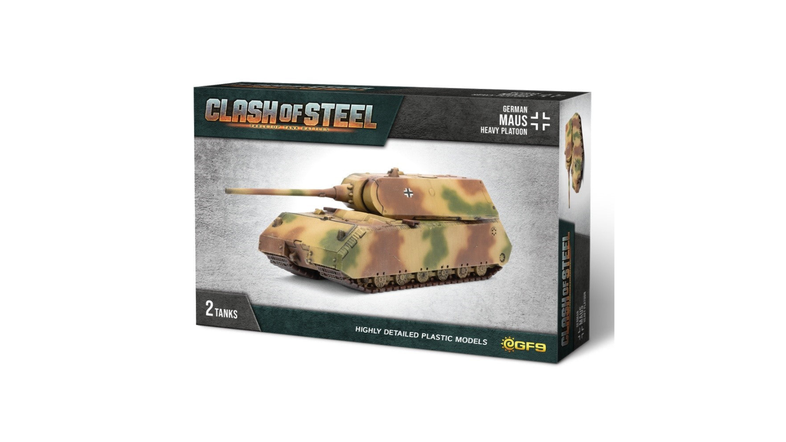 Gale Force 9 Clash of Steel Maus Heavy Tank Platoon