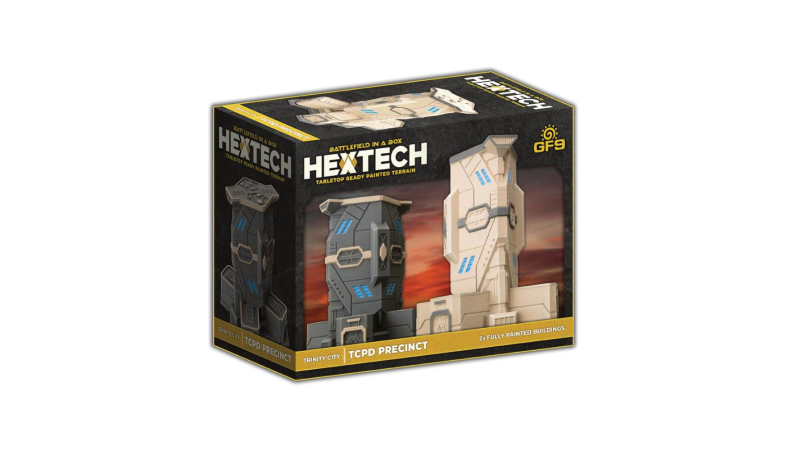 Gale Force 9 Hextech Terrain Trinity City TCPD Precinct 2