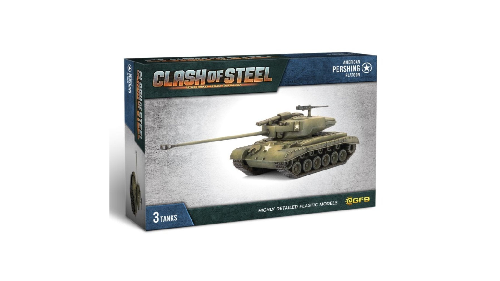 Gale Force 9 Clash of Steel M26 Pershing Tank Platoon