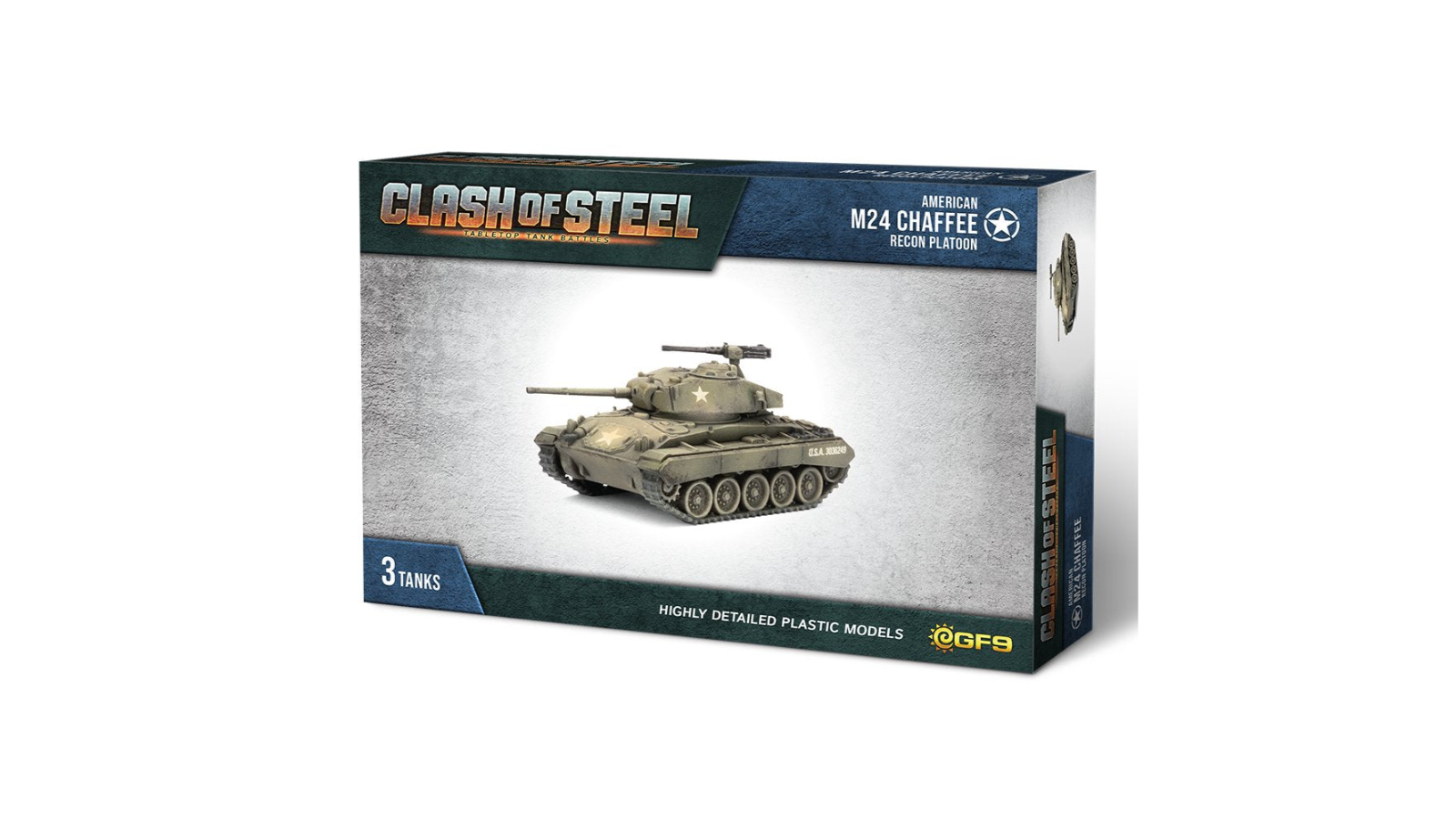 Gale Force 9 Clash of Steel M24 Chaffee Recon Platoon