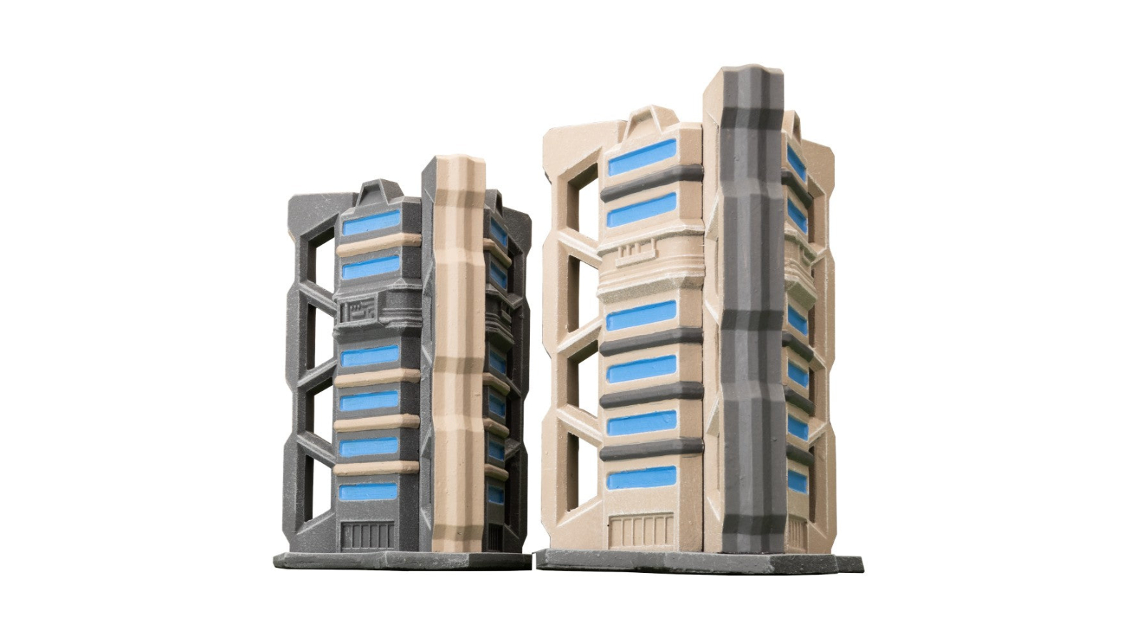 Gale Force 9 Hextech Terrain Trinity City Tri-Tower