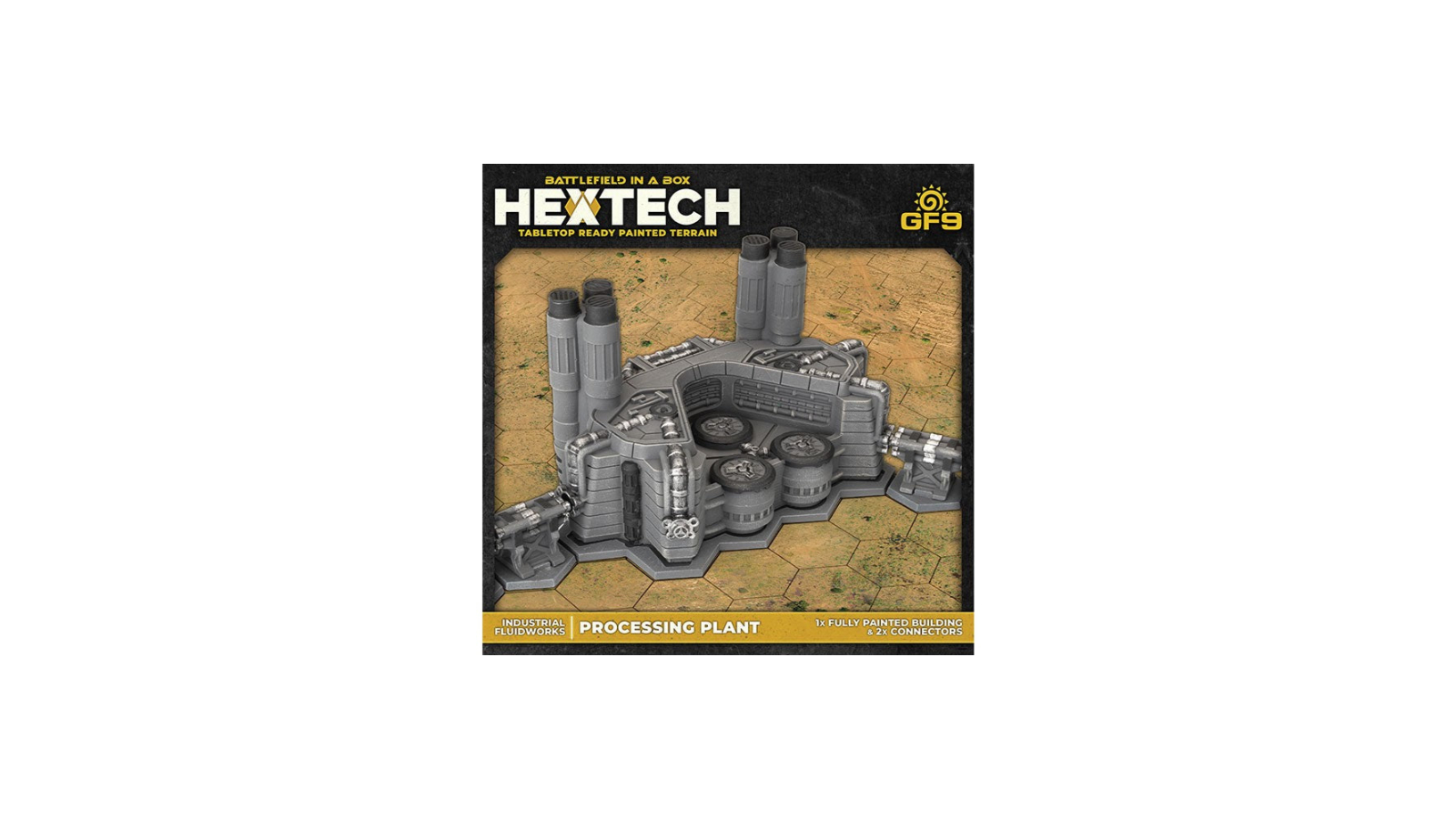 Gale Force 9 Hextech Terrain Industrial Fluidworks Processing Plant