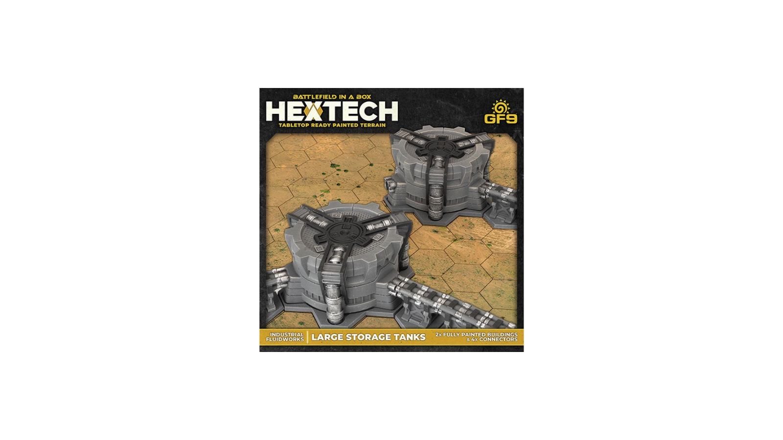 Gale Force 9 Hextech Terrain Industrial Fluidworks Large Storage Tank