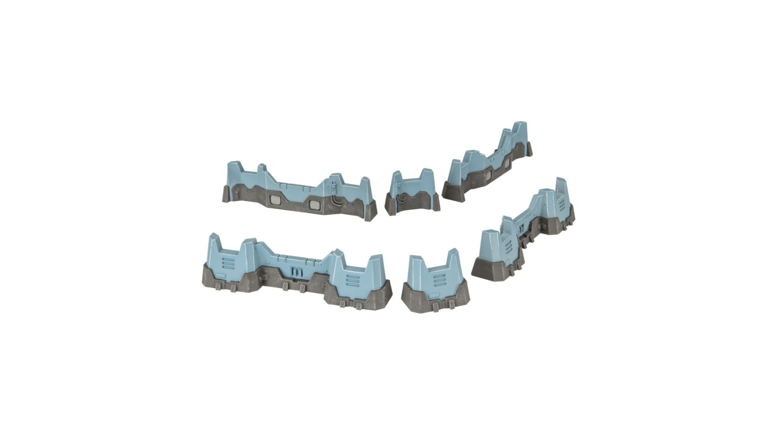 Gale Force 9 Battlefield in a Box Gothic Sector Legion Defensive Walls Alternate Paint Scheme