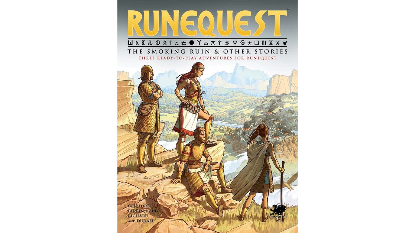 Chaosium Runequest RPG the Smoking Ruin and Other Stories Hardcover