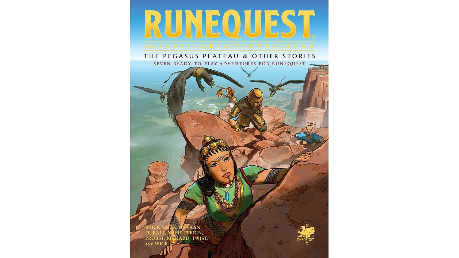 Chaosium Runequest RPG the Pegasus Plateau and Other Stories Hardcover