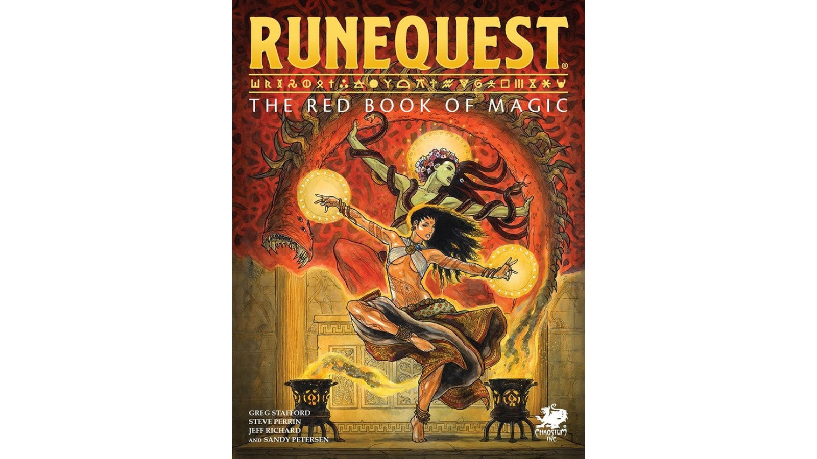 Chaosium Runequest RPG the Red Book of Magic Hardcover