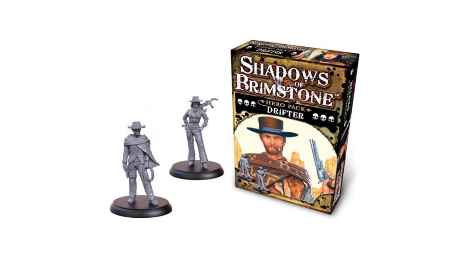 Flying Frog Productions Shadows of Brimstone Hero Pack Drifter