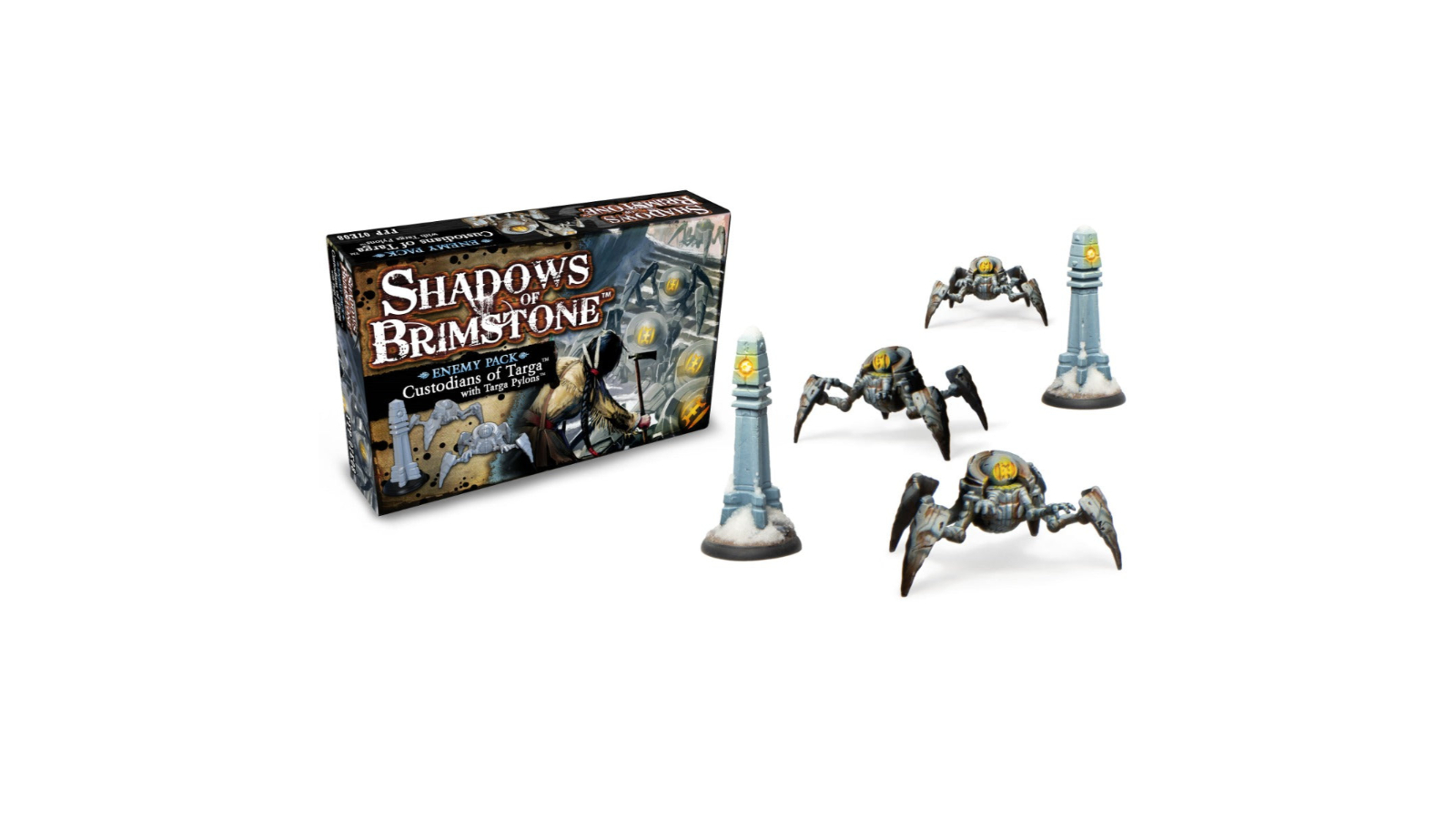 Flying Frog Productions Shadows of Brimstone Custodians of Targa with Targa Pylons Enemy