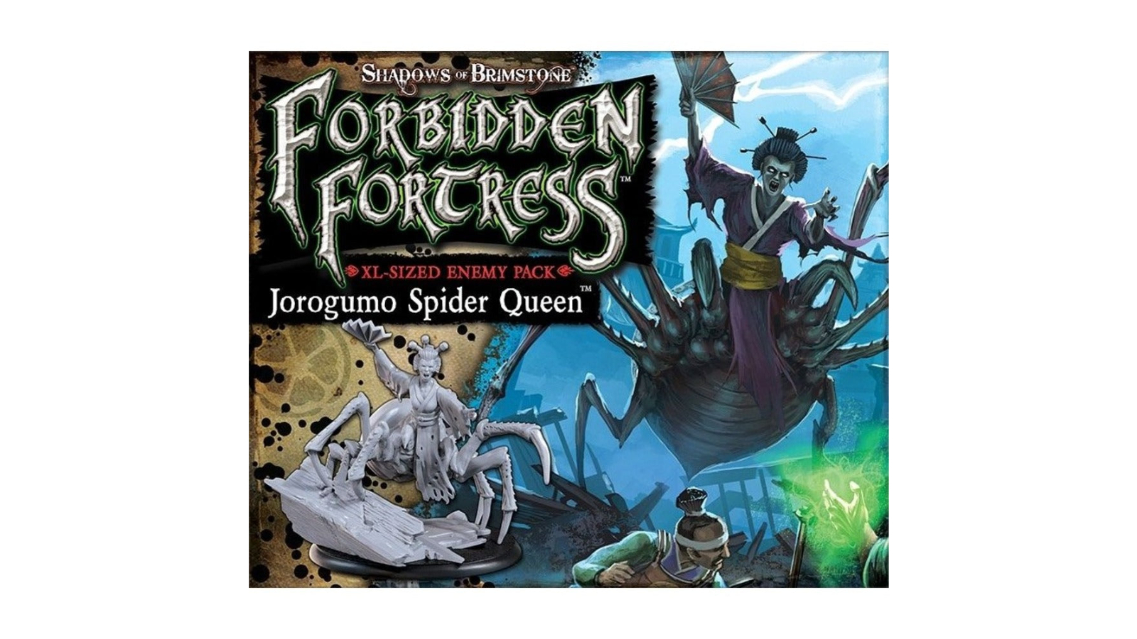 Flying Frog Productions Shadows of Brimstone Forbidden Fortress Jorogumo Spider Queen X-Large Enemy