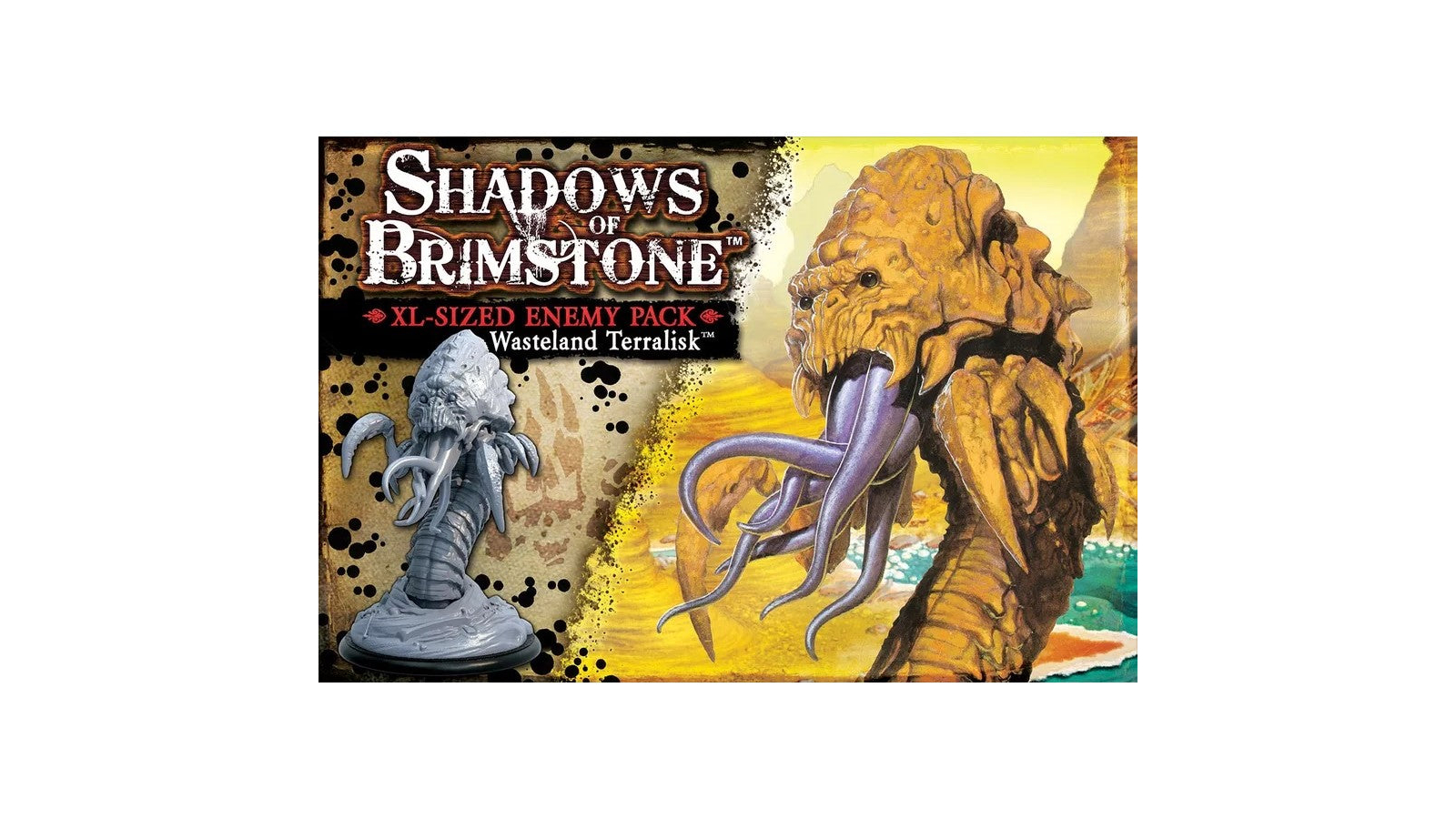 Flying Frog Productions Shadows of Brimstone Wasteland Terralisk X-Large Enemy