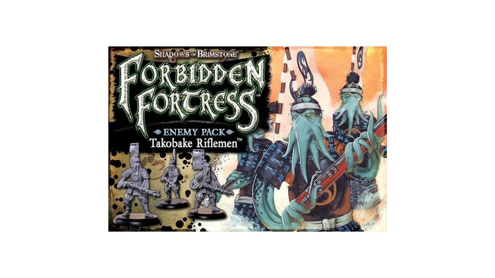 Flying Frog Productions Shadows of Brimstone Forbidden Fortress Takobake Riflemen Enemy