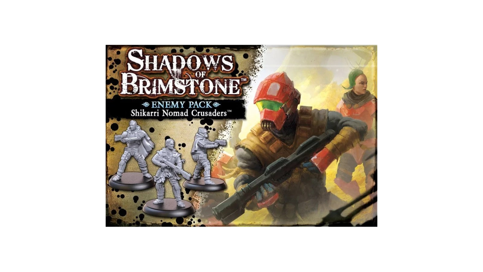 Flying Frog Productions Shadows of Brimstone Shikarri Nomad Crusaders Enemy