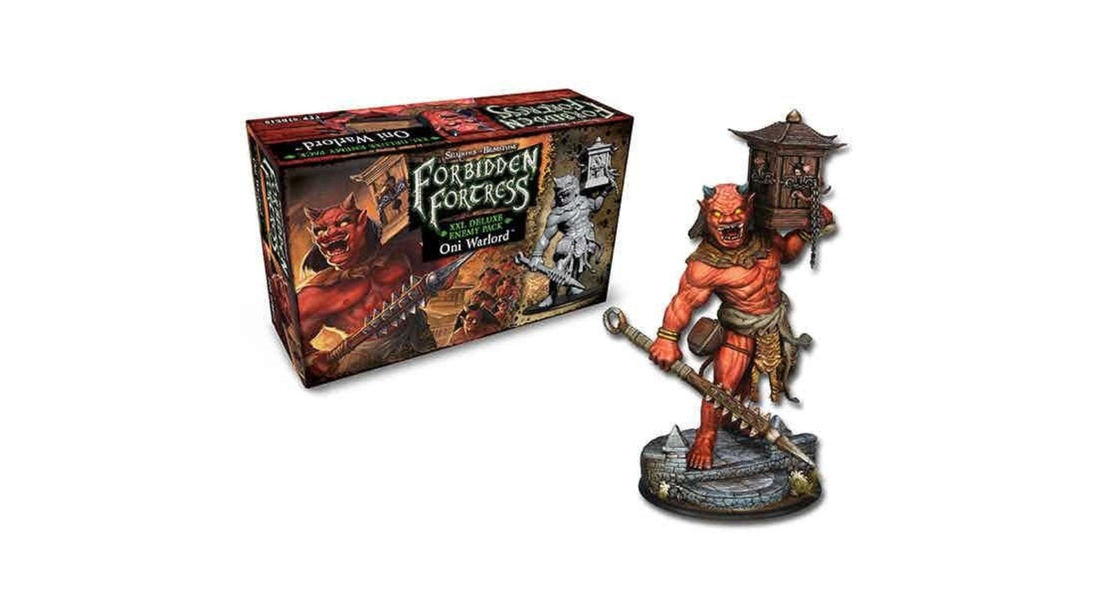 Flying Frog Productions Shadows of Brimstone Deluxe Enemy Pack Oni Warlord - XX-Large