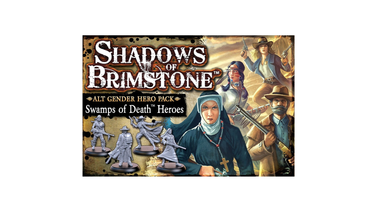 Flying Frog Productions Shadows of Brimstone Swamps of Death Alt Gender Hero