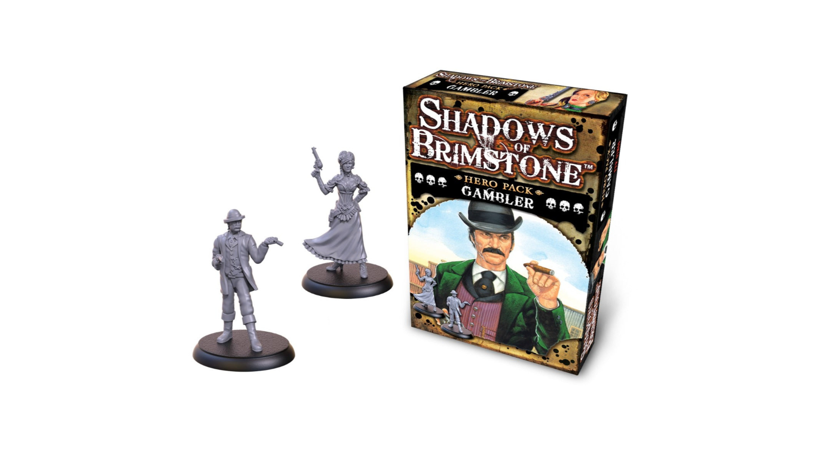 Flying Frog Productions Shadows of Brimstone Hero Pack Gambler
