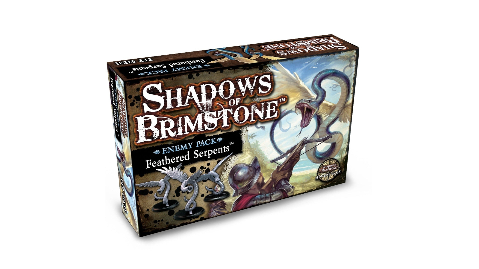 Flying Frog Productions Shadows of Brimstone Feathered Serpents Enemy Pack Board Game