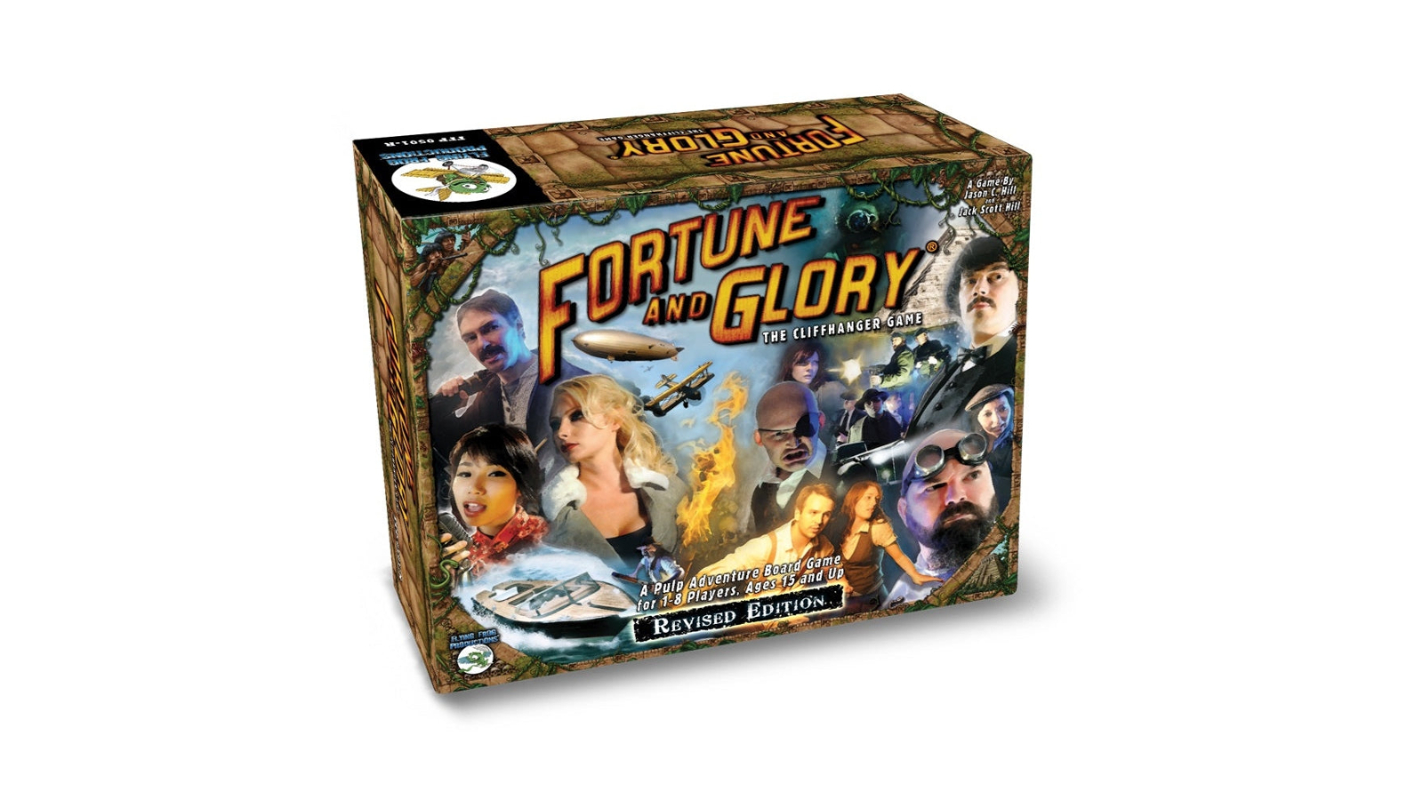 Flying Frog Productions Fortune and Glory Cliffhanger Revised Edition Board Game