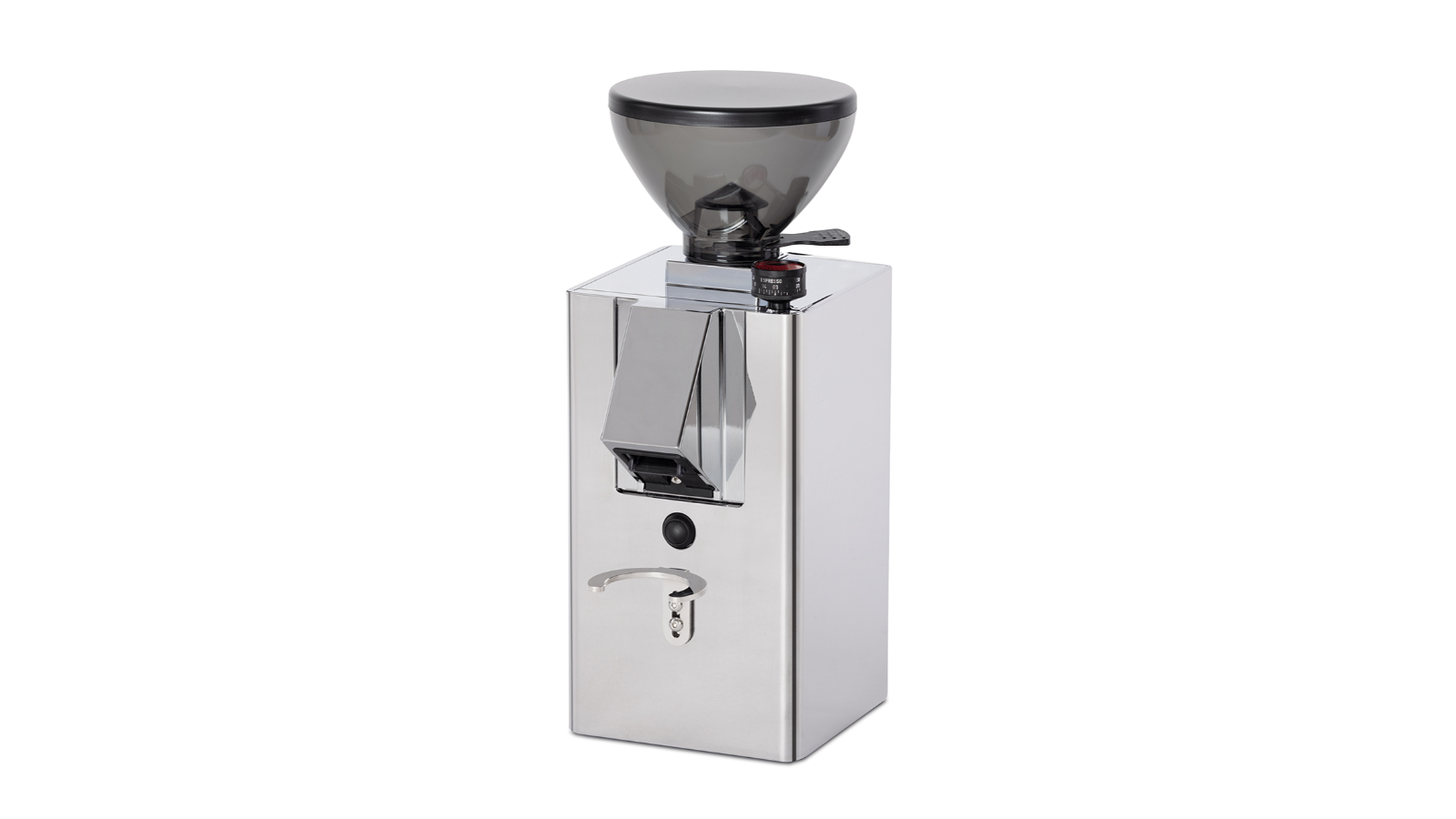 La Pavoni Kube Mill Coffee Grinder - Chromed Aluminium