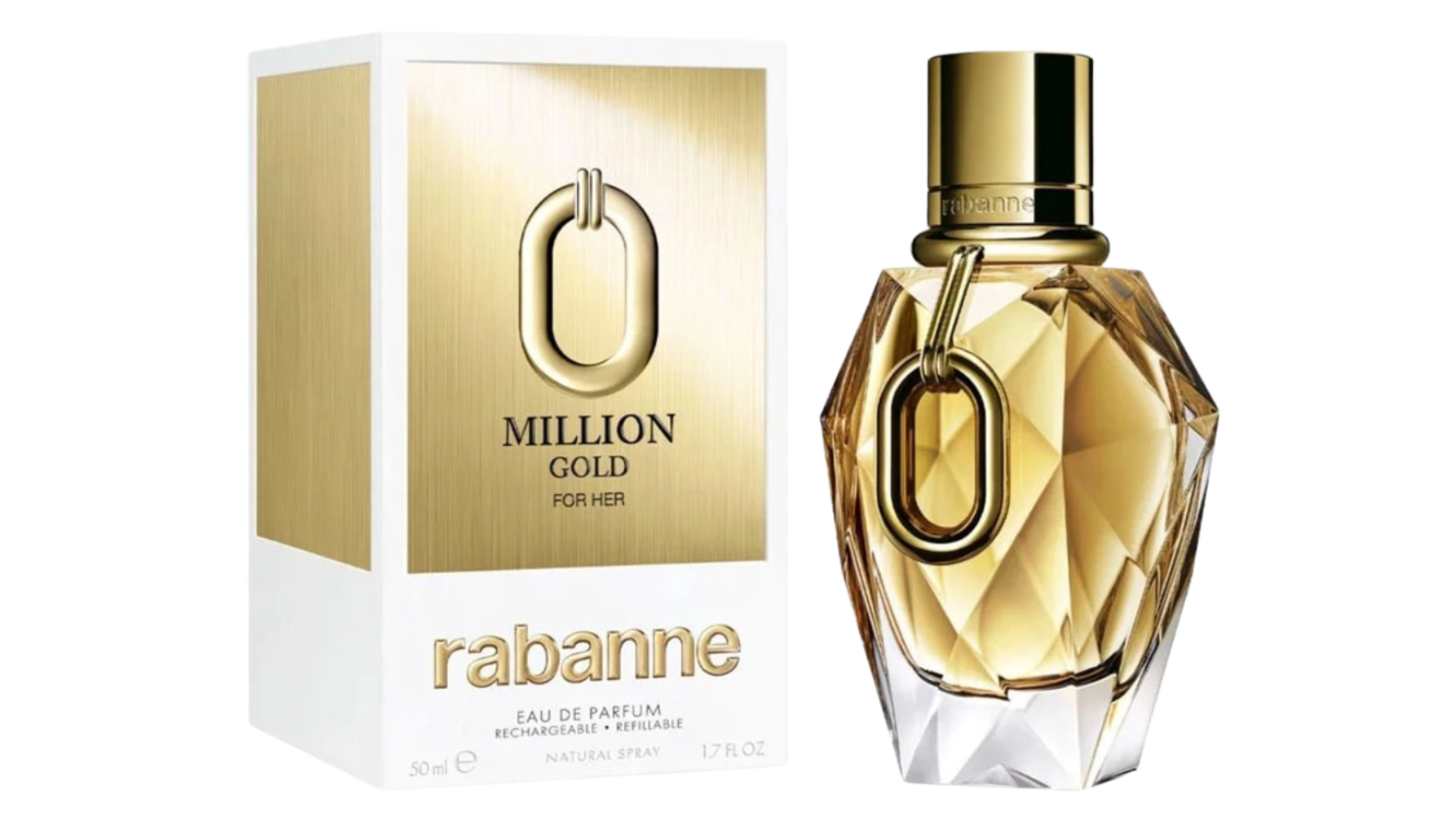 Rabanne Million Gold for Her 50ml EDP Refillable Spray