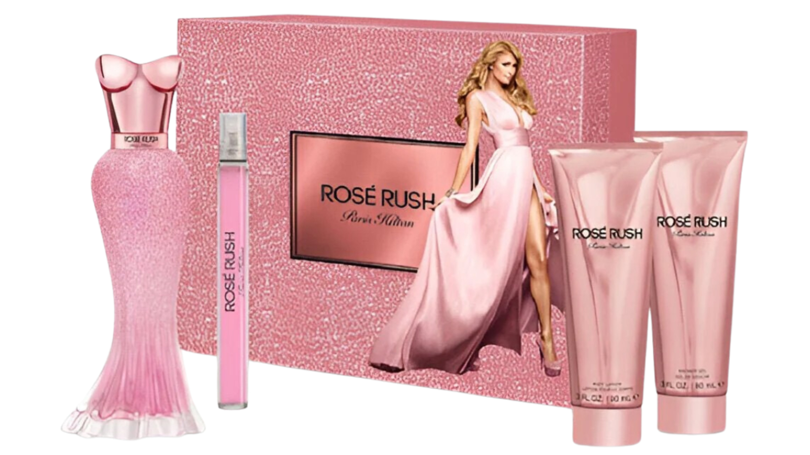 Paris Hilton 4 Piece Rose Rush Set for Women