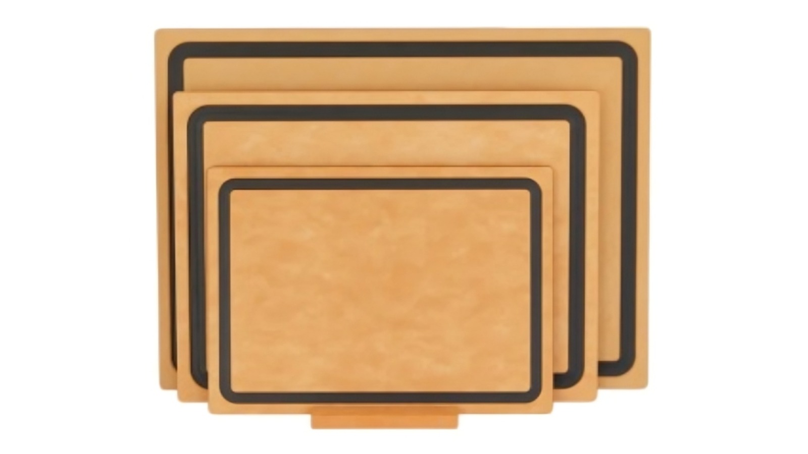 Little Label Co Pack of 3 Wood Fibre Chopping Board with Stand