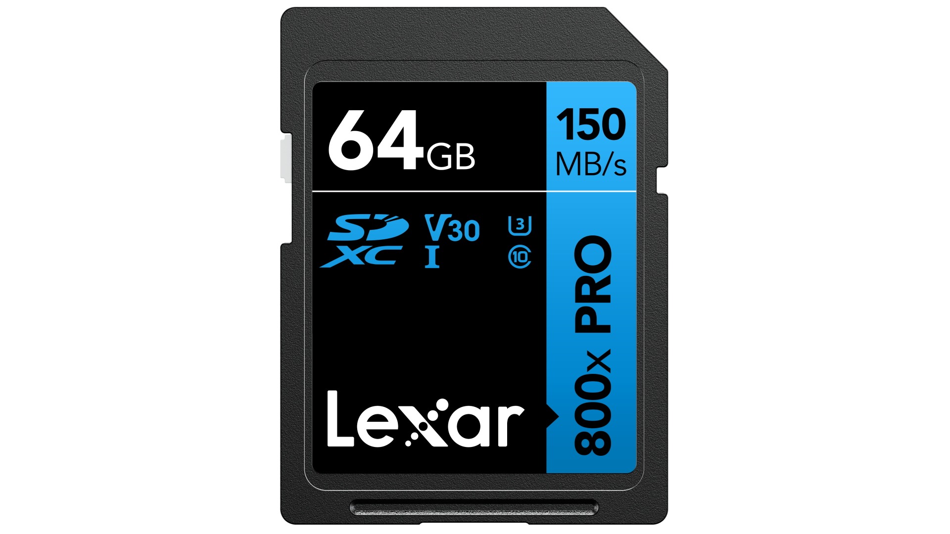 Lexar BLUE Series High-Performance 800x PRO 64GB SDXC UHS-I Memory Card