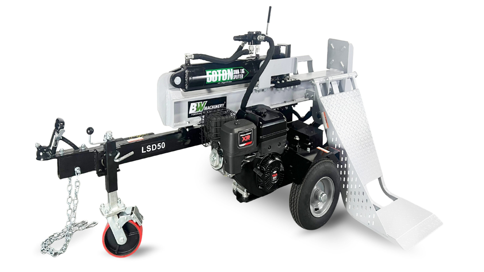 BWM Briggs & Stratton 13.5HP Engine Deluxe Series Key Start Log Splitter with Lifter 
