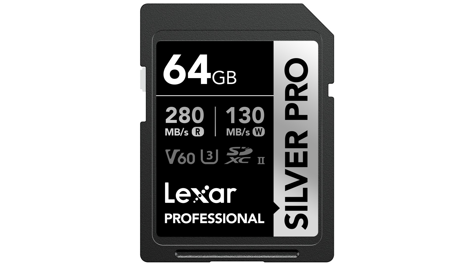 Lexar Professional SILVER PRO 64GB SDXC UHS-II Memory Card