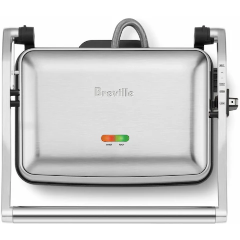 Breville the Toast & Melt 2 Slice Sandwich Press - Brushed Stainless Steel