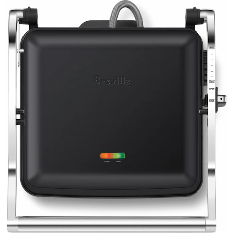 Breville the Toast & Melt 4 Slice Sandwich Press - Black Truffle