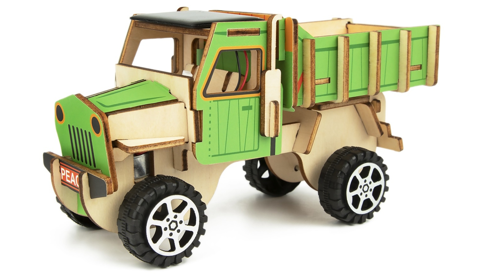 Tookyland DIY 3D Wooden Solar Truck Science and Craft Kit