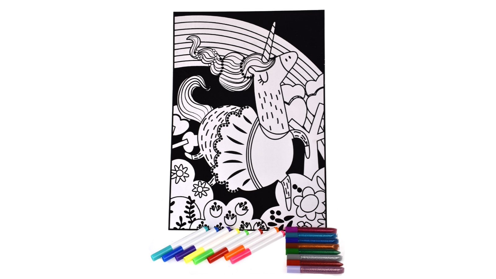 Tookyland Unicorn Velvet Colouring Craft Kit