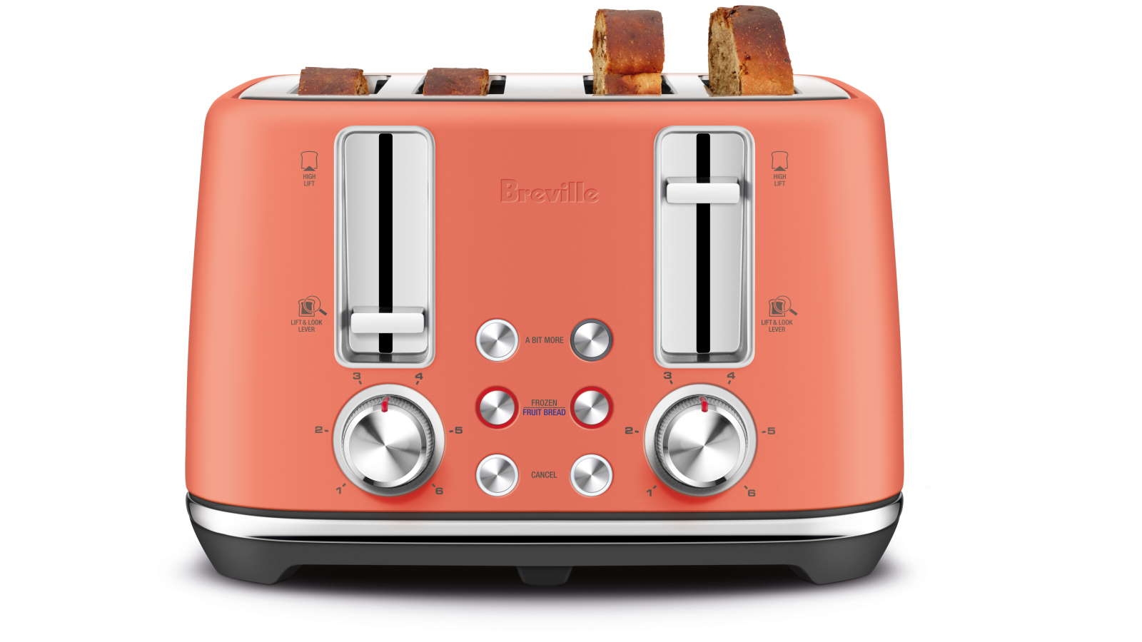 Breville the ToastSet 4 Slice Toaster - Black